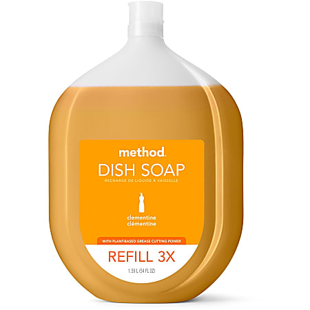 Method Dish Soap Refill, 54 Oz, Clementine Scent