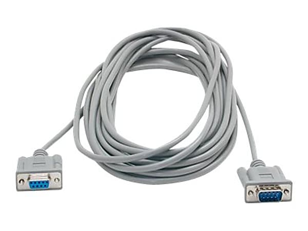 StarTech.com 25 ft Straight Through Serial Cable - DB9 M/F - Serial cable - DB-9 (M) to DB-9 (F) - 25 ft - for P/N: 1P3FPC-USB-SERIAL, ICUSB23208FD, ICUSB23216FD, ICUSB232PROC, NETRS2322P, PCI2S1P2
