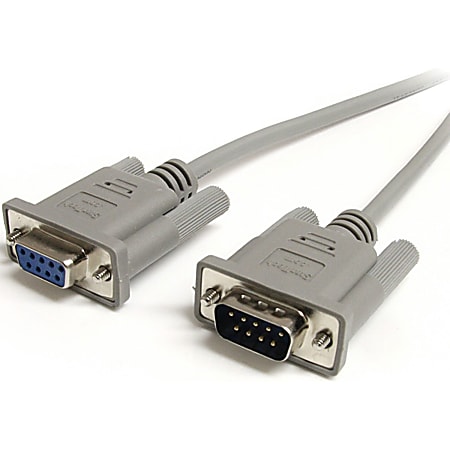 StarTech.com 25 ft Straight Through Serial Cable - DB9 M/F - Serial cable - DB-9 (M) - DB-9 (F) - 7.6 m - MXT10025