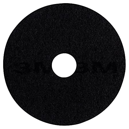 3M™ 7200 Stripping Floor Pads, 19" Diameter, Black, Case Of 5