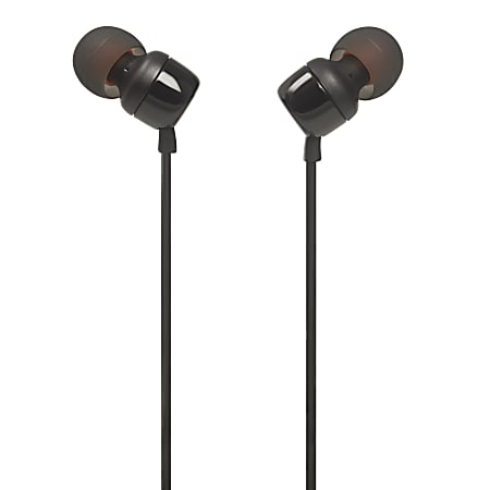 JBL Wired Earbud Headphones, JBLT110BLK