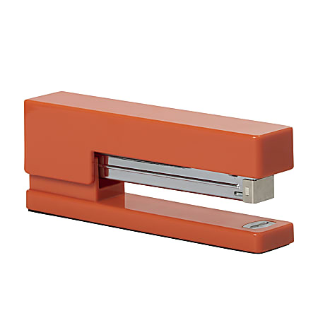 JAM Paper® Plastic Stapler, 2-1/2"H x 1-1/8"W x 6"D, Orange