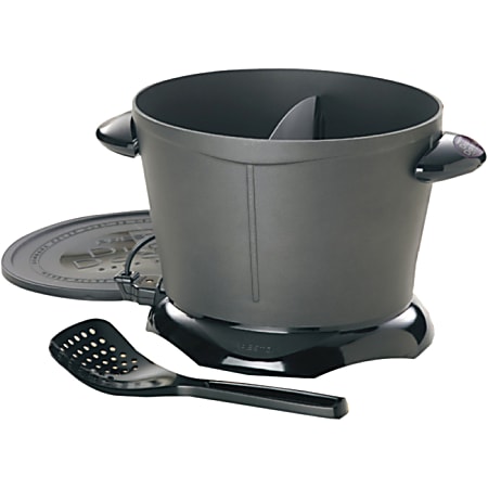 The Rock by Starfrit Dual-Sided 3.2-Quart Electric Hot Pot
