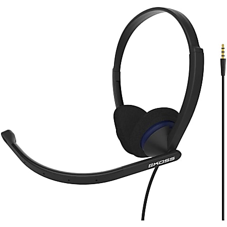 Koss CS200i Headset - Stereo - Mini-phone (3.5mm) - Wired - 32 Ohm - 20 Hz to 22 kHz - Over-the-head, Ove - 194324