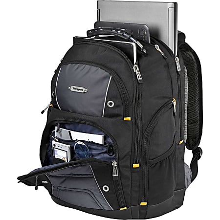 Targus Drifter II TSB239US Rugged Backpack For Up To 17" Laptops, Black/Gray