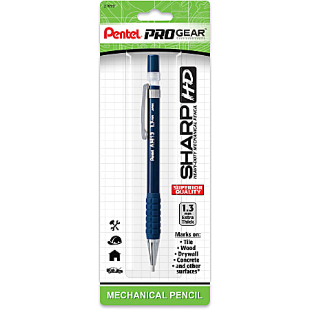 Pentel® PROGear 1.3 mm Mechanical Pencil, 1.3 mm, Blue Barrel