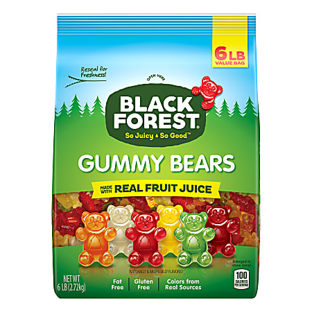 Black Forest Gummy Bears, 6 Lb Bag
