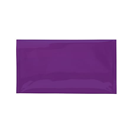 Office Depot® Brand Metallic Glamour Mailers, 10-1/4" x 6-1/4", Purple, Case Of 250 Mailers
