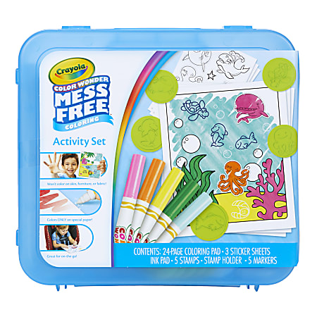 Crayola color wonder art desk with stamper new arrivals