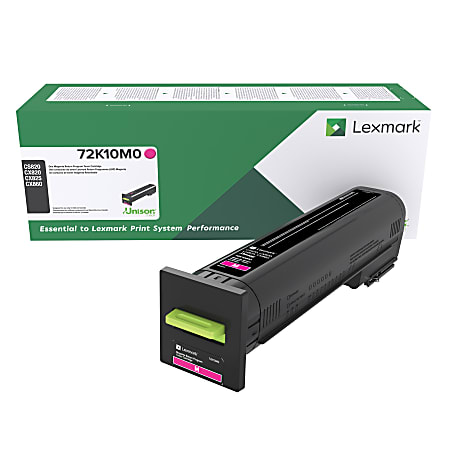 Lexmark™ Unison™ Return Program Toner Cartridge, 72K10M0, Magenta