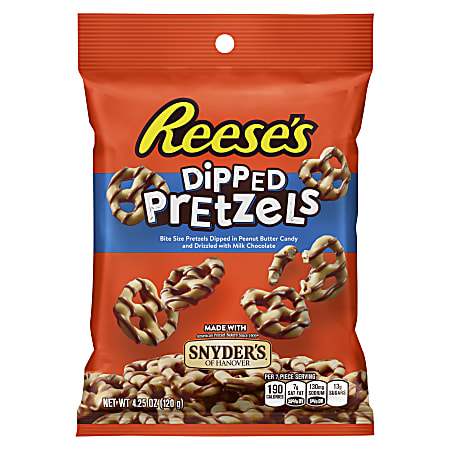 Snyder's® Reese's® Dipped & Drizzed Chocolate Pretzels, 4.25 Oz