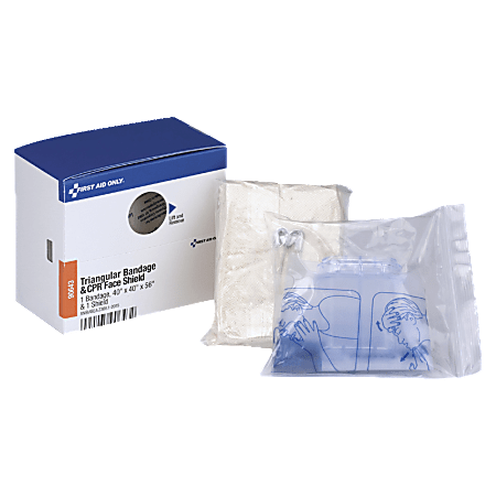 First Aid Only SmartCompliance CPR Mask And Triangular Bandage Refill Set