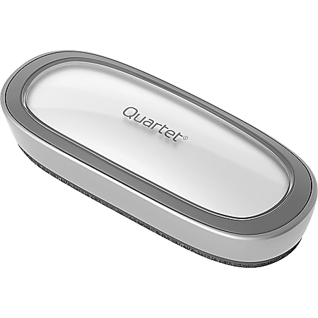 Quartet® Dry-Erase Board Eraser, 2.38" x 6", Silver
