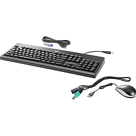 HP PS2 Washable Keyboard and Mouse, BU207AT