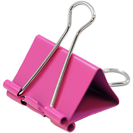 Pink shop binder clips