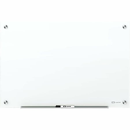 Quartet® Magnetic Unframed Dry-Erase Whiteboard, 36" x 24", Brilliance White