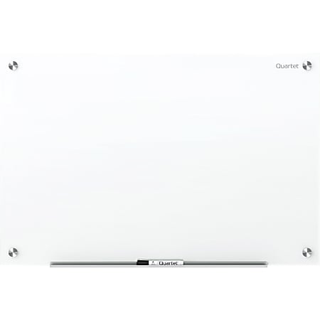 Quartet® Magnetic Unframed Dry-Erase Whiteboard, 36" x 24", Brilliance White