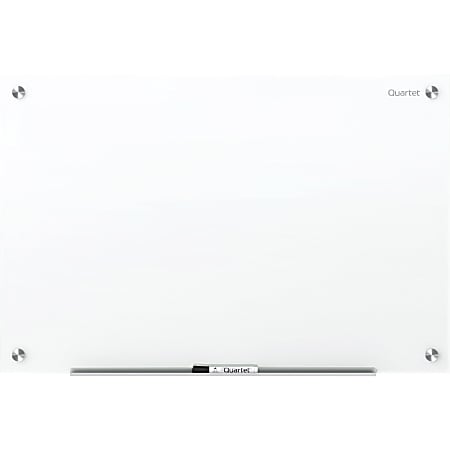 Quartet® Magnetic Unframed Dry-Erase Whiteboard, 48" x 36", Brilliance White