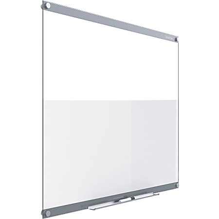 Quartet® Infinity™ Customizable Unframed Dry-Erase Whiteboard, 18" x 24", Clear/White