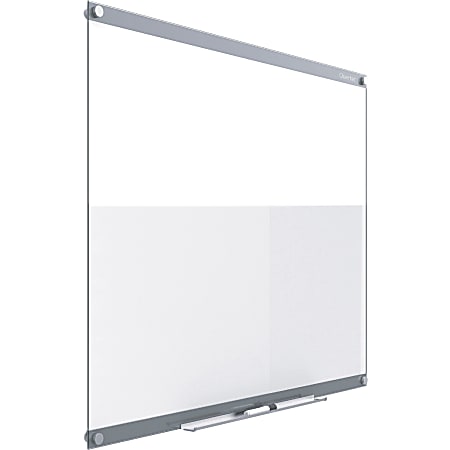 Quartet® Infinity™ Customizable Unframed Dry-Erase Whiteboard, 24" x 36", Clear/White