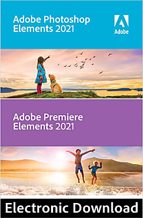 Adobe® Photoshop® Elements 2021 & Premiere Elements 2021, Windows®