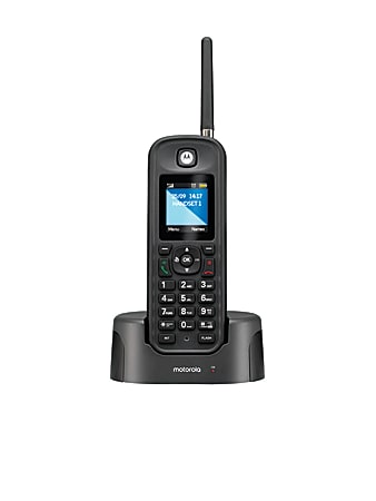 Motorola O2 Series Digital Cordless Phone With Digital Answering Machine MOTO O211 Office Depot