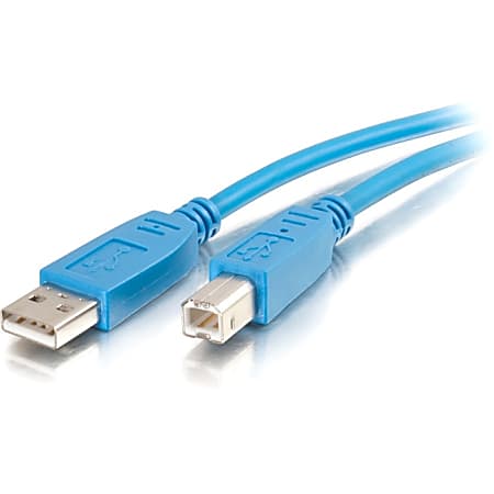 C2G 2m USB 2.0 A/B Cable - Blue