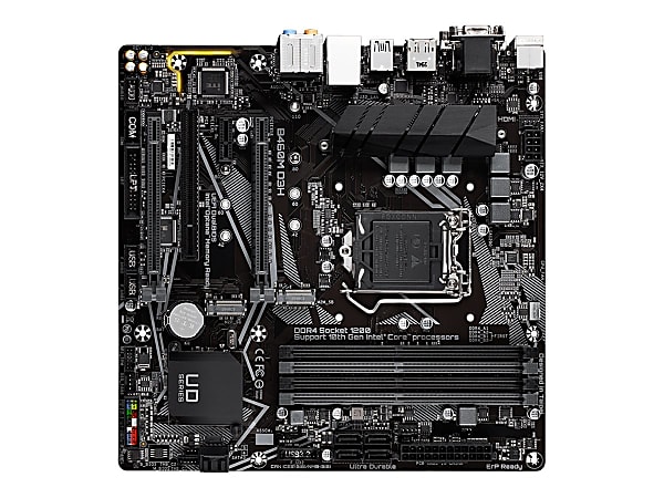Gigabyte B460M D3H - 1.0 - motherboard - micro ATX - LGA1200 Socket - B460 Chipset - USB-C Gen1, USB 3.2 Gen 1 - Gigabit LAN - onboard graphics (CPU required) - HD Audio (8-channel)