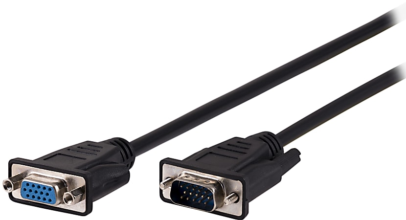 Ten Feet Long 10 Foot ft VGA Male to Female Monitor Extension Cable 