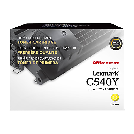 Office Depot® Remanufactured Yellow High Yield Toner Cartridge Replacement For Lexmark™ C540, ODC540Y