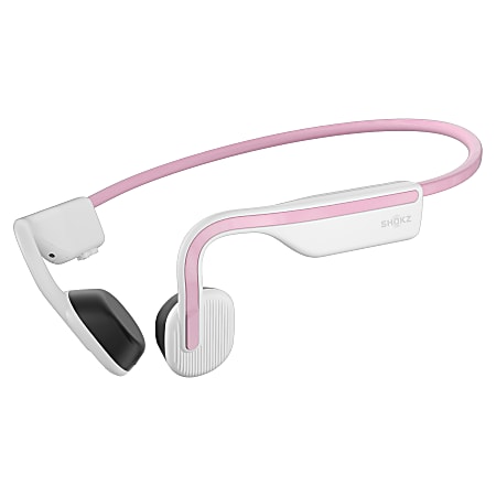 Shokz OpenMove Behind The Ear Headphones With Mic And Bluetooth, Pink