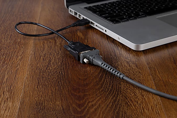 Ativa USB 2.0 to Serial Adapter 1 RS 232 DB9 Black 26847 - Office Depot