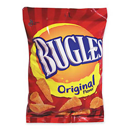 Bugles Original Snack Chips, 3 Oz, Box Of 6