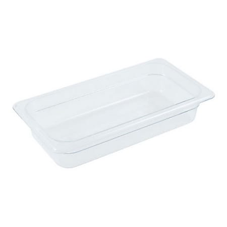 Cambro 1/3 Size Camwear Food Pan, Clear