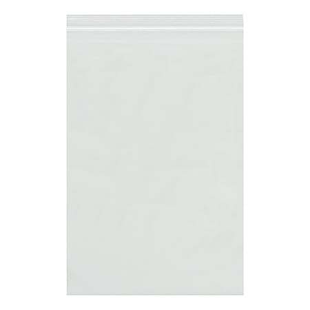 Flat Open Clear Plastic Poly Bags 8" x 12" pack of 100 4 Mil 