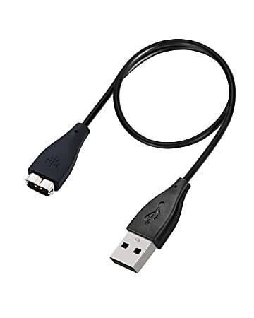 Insten Replacement USB Charging Cable For Fitbit Charge HR, Black