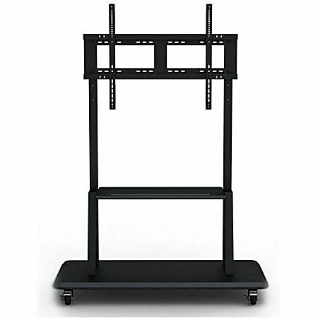 LG Mobile Display Stand, 352 lb Capacity, 52"L x 64"W x 26"H, 55" to 98" Screen Supported