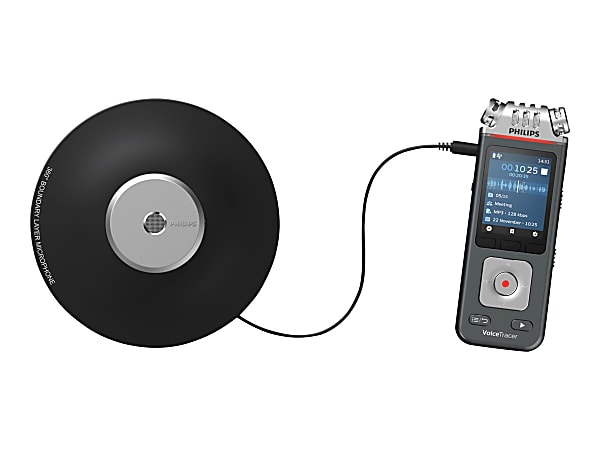 Philips Digital Voice Tracer DVT8110 - Voice recorder - 8 GB - chrome, anthracite