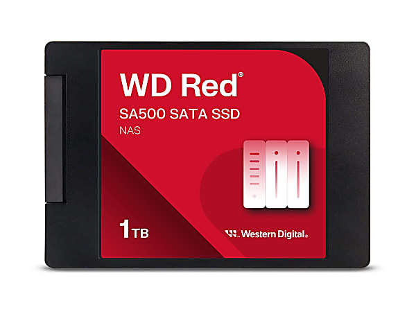WD Red SA500 WDS100T1R0A - SSD - 1 TB - internal - 2.5" - SATA 6Gb/s
