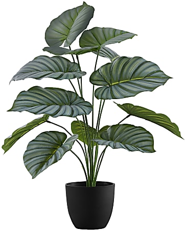 Monarch Specialties Christa 23-1/2”H Artificial Plant With Pot, 23-1/2”H x 20”W x 20"D, Green