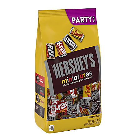 Hershey&#x27;s Miniatures Chocolate Candy Assortment, 35.9 Oz