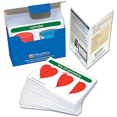 NewPath Learning Math Vocabulary Flash Cards, Grades 3-5