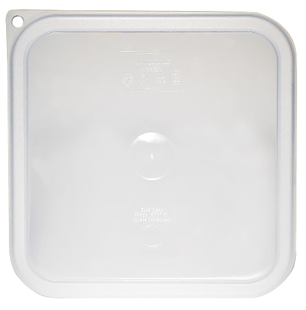 Cambro Seal Covers For 6-8 Qt Camwear CamSquare Containers, Translucent, Pack Of 6 Covers