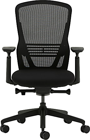 Allermuir Ousby Ergonomic Fabric Mid Back Task Chair SlateBlack