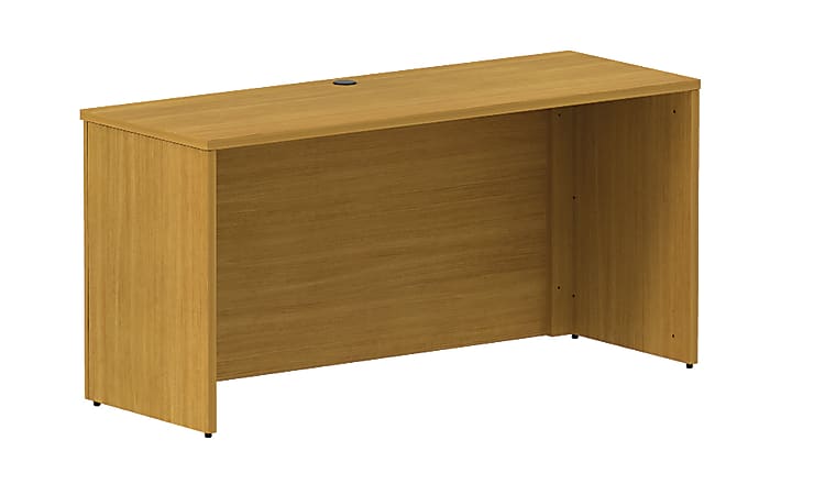 BBF 300 Series Desk Shell, 29 1/10"H x 59 3/5"W x 21 4/5"D, Modern Cherry, Premium Installation Service