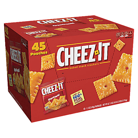 Cheez-It® Baked Snack Crackers, Original Flavor, 1.5 Oz