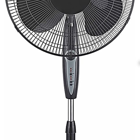 16 Stand Fan with Remote (Black)