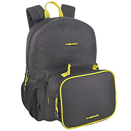 HEAD Backpack And Lunchbox Set Black - Office Depot