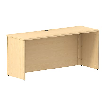 BBF 300 Series Desk Shell, 29 1/10"H x 65 3/5"W x 21 4/5"D, Natural Maple, Standard Delivery Service
