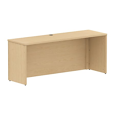 Bush Business Furniture 300 Series Desk, 72"W, Natural Maple, Premium Installation